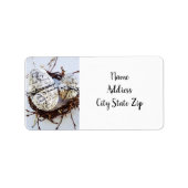 **EENVOUDIGER WERKDAG* SCHATTIGE ADRESETIKETTEN ETIKET (Voorkant)