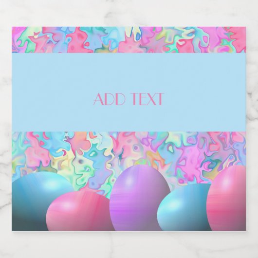 EENVOUDIGER WIJNETIKET SPARKLING WIJNETIKET (Enkel label)