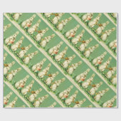 EENVOUDIGER WIT RABBIT ORCHESTRA Music Making Rabb Cadeaupapier (Vlak)