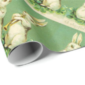 EENVOUDIGER WIT RABBIT ORCHESTRA Music Making Rabb Cadeaupapier (Rol Hoek)