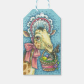 EENVOUDIGERE BONNET-GIRAFFE LABELS instellen Cadeaulabel (Voorkant)