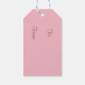 EENVOUDIGERE BONNET-GIRAFFE LABELS instellen Cadeaulabel (Achterkant)