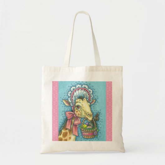EENVOUDIGERE BONNET-GIRAFFE, SPRING-CANVAS TAS (Voorkant)