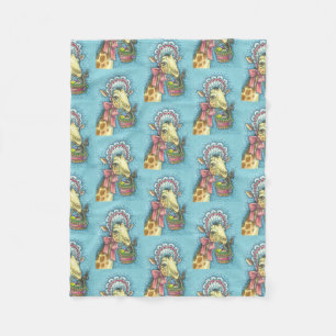 EENVOUDIGERE BONNET-GIRAFFE, SPRING, FLEECE BLANKE DEKEN