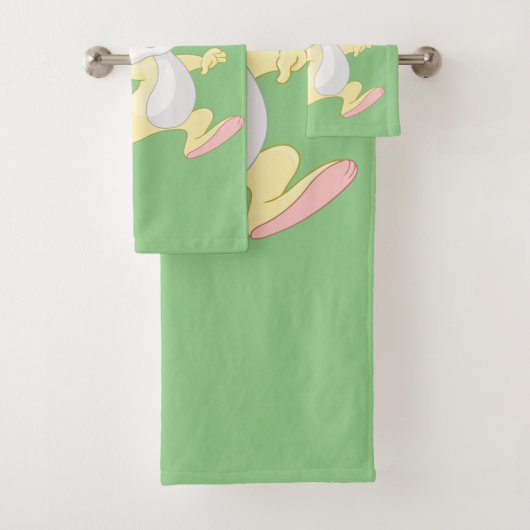 EENVOUDIGERE BUNNING MET EEN EENVOUDIGE EASTER EGG BAD HANDDOEK (Insitu)