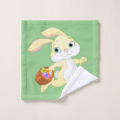 EENVOUDIGERE BUNNING MET EEN EENVOUDIGE EASTER EGG BAD HANDDOEK (Wasdoekje)