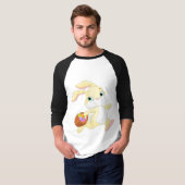 EENVOUDIGERE BUNNING MET EEN EENVOUDIGE EASTER EGG T-SHIRT (Voorkant volledig)
