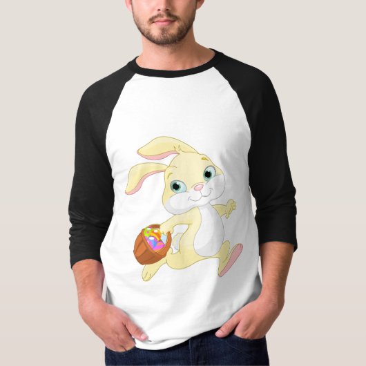 EENVOUDIGERE BUNNING MET EEN EENVOUDIGE EASTER EGG T-SHIRT (Voorkant)