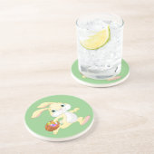 EENVOUDIGERE BUNNING MET EEN EENVOUDIGE EASTER EGG ZANDSTEEN ONDERZETTER (Zijkant)