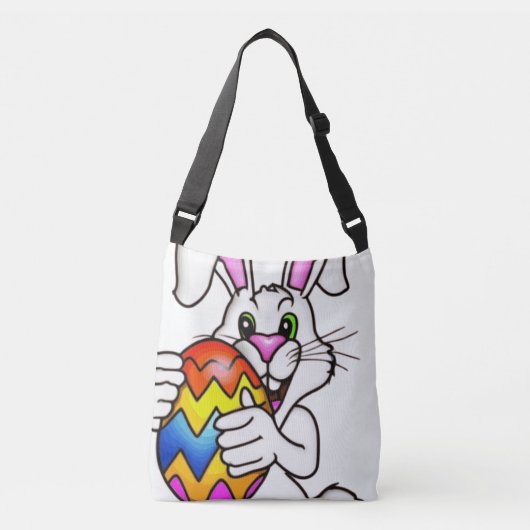 EENVOUDIGERE BUNNING MET KLEURSTOFEASTER EGG CROSSBODY TAS (Voorkant)