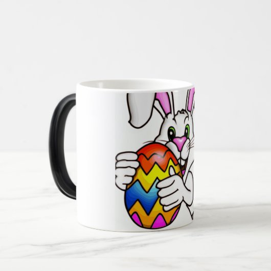 EENVOUDIGERE BUNNING MET KLEURSTOFEASTER EGG MAGISCHE MOK (Voorkant links)