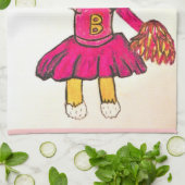 EENVOUDIGERE BUNNY CHEERLEADER handdoek (Gevouwen)