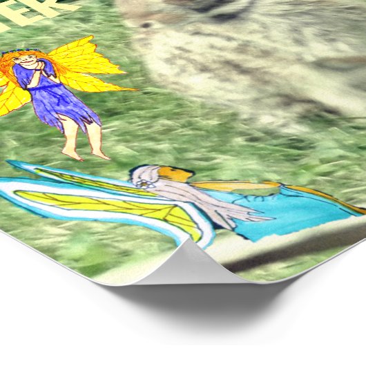 EENVOUDIGERE BUNNY EN Poster VAN FAIRIES (Hoek)