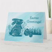 EENVOUDIGERE BUNNY GREETING KAART (Voorkant)