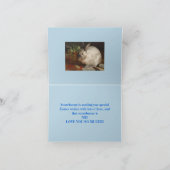 EENVOUDIGERE BUNNY-KAART VOOR GRANDSON BEDANKKAART (Binnen)