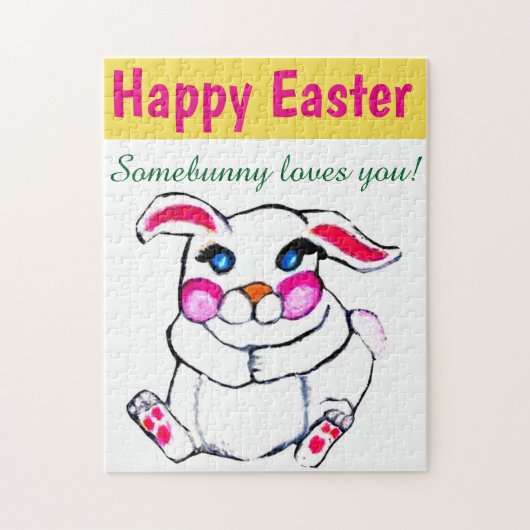 EENVOUDIGERE BUNNY LIVE puzzel (Verticaal)