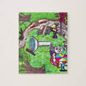 EENVOUDIGERE BUNNY RESTING LEGPUZZEL (Verticaal)