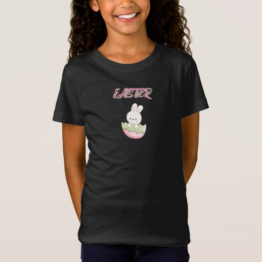 EENVOUDIGERE BUNNY'S T-SHIRT VOOR MEISJES (Voorkant)