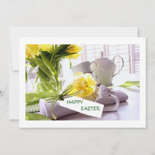 EENVOUDIGERE DINERINVITATIE KAART (Voorkant)