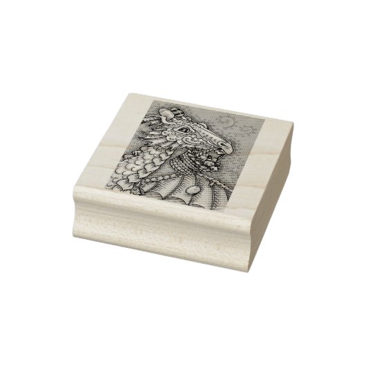 EENVOUDIGERE EGG DRAGON, FANTASY RUBBER STEMP RUBBERSTEMPEL (Stempel)