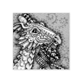 EENVOUDIGERE EGG DRAGON, FANTASY RUBBER STEMP RUBBERSTEMPEL (Afrduk)