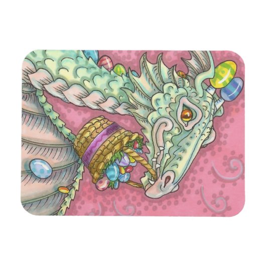 EENVOUDIGERE EGG DRAGON Fantasy Spring MAGNET Rect Magneet (Horizontaal)