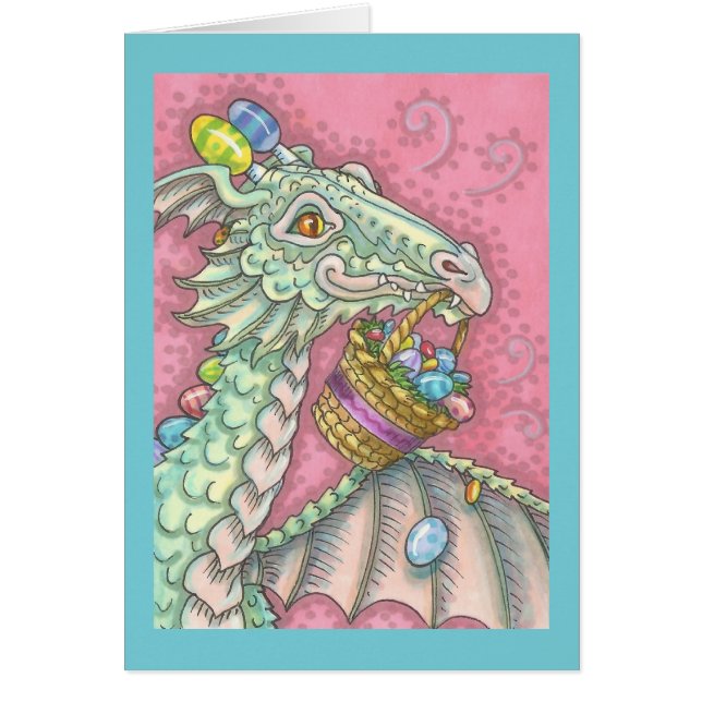 EENVOUDIGERE EGG DRAGON Fantasy Spring NOTE CARD B (Voorkant)