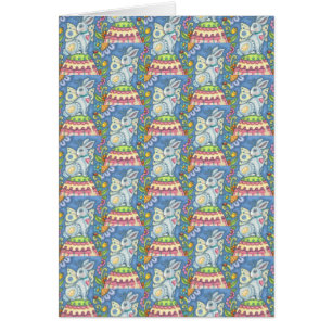 EENVOUDIGERE EGG FAIRY, FANTASY RABBIT NOTE CARD B