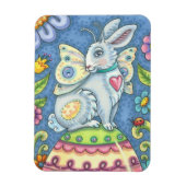 EENVOUDIGERE EGG FAIRY, RABBIT MAGNET Rectangle Magneet (Verticaal)