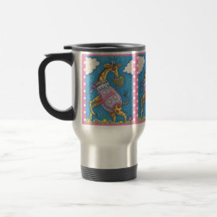 EENVOUDIGERE EGG-GIRAFFE EN TULIPS, SPRING REVEL M REISBEKER