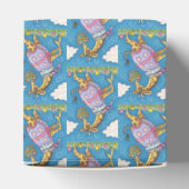 EENVOUDIGERE EGG-GIRAFFE & TULIPS-HARTFUNCTIE BEDANKDOOSJES (Bovenkant)