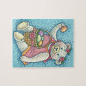 EENVOUDIGERE EGG-TEDDY BEAR HOLIDAY PUZZZL LEGPUZZEL (Horizontaal)