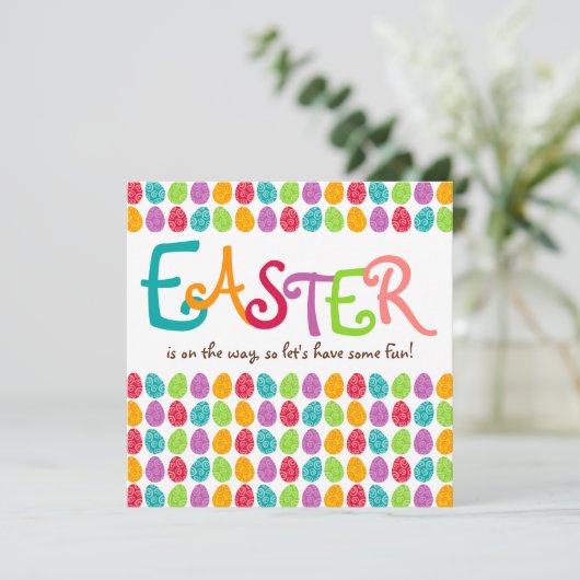 EENVOUDIGERE Eieren Kaart (Staand voorkant)