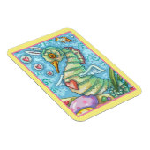 EENVOUDIGERE FANTASIE, SEAHORSE HOLIDAY MAGNET MAGNEET (Rechterzijde)