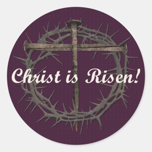 EENVOUDIGERE NAILS EN KROEIEN VAN DORNS-STICKER RONDE STICKER (Voorkant)