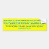 EENVOUDIGERE OORSPRONG 2 BUMPERSTICKER (Voorkant)