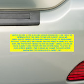 EENVOUDIGERE OORSPRONG 3 BUMPERSTICKER (Op auto)