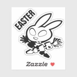 EENVOUDIGERE SLUITING EN Kruisbont Sticker