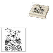 EENVOUDIGERE SPRINGSPROBLEMEN IN BUNNY TRAIL Cute Rubberstempel (Gestempeld)