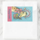 EENVOUDIGERE STICKER VAN DE GIRAFFE (Tas)