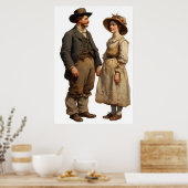 Eenvoudigere tijd poster (Keuken)