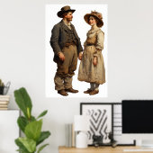 Eenvoudigere tijd poster (Thuiskantoor)