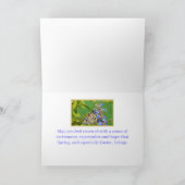 EENVOUDIGERE WISSELING/MAARCH BUTTERFLES OP STROOM FEESTDAGEN KAART (Binnen)