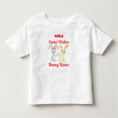 "EENVOUDIGERE WISSEN, BUNNY KISSES" PERSONALISEERD KINDER SHIRTS (Voorkant)