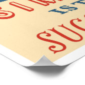 Eenvoudigheid is de sleutel tot een succesvol leve poster (Hoek)