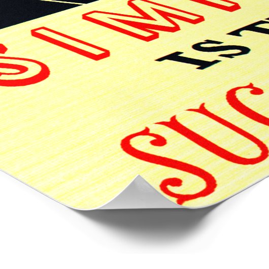 EENVOUDIGHEID is de sleutel tot het SUCCESVOLLE LE Poster (Hoek)