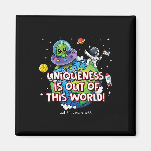 Eenvoudigheid is uit deze wereldwijde bewustwordin magneet (Voorkant)