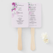 Eenvoudigheid van de kunstbloemen van de gewelddad handwaaier (Voorkant en achterkant)