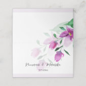 Eenvoudigheid van de kunstbloemen van de gewelddad plaatskaartje (Buitenkant ongevouwen)