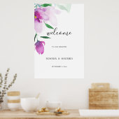 Eenvoudigheid van de kunstbloemen van de gewelddad poster (Keuken)